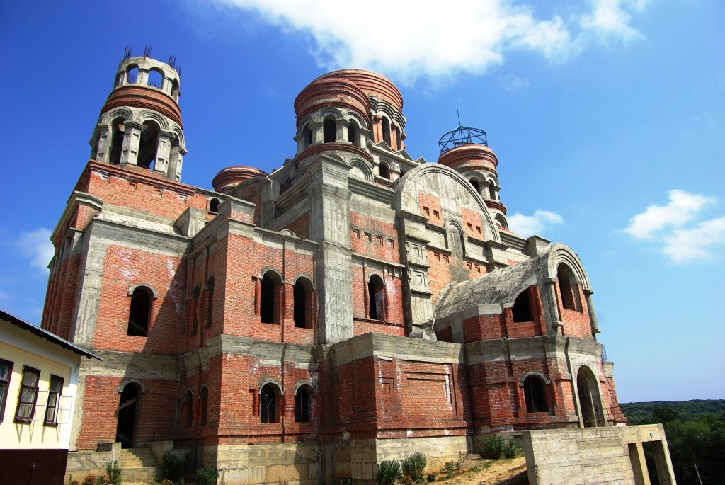 Orthodoxe Kirche am Kloster Hincu in Moldawien