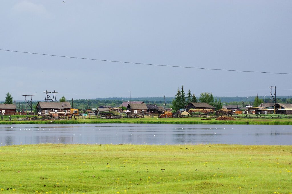 Taiga-Siedlung-Sibirien