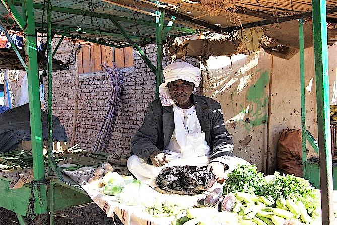 Markt-in-Karima-Nubien