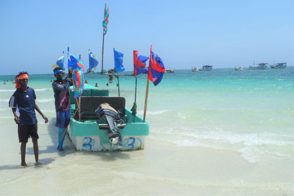 Ausflugsboot-Mogadischu