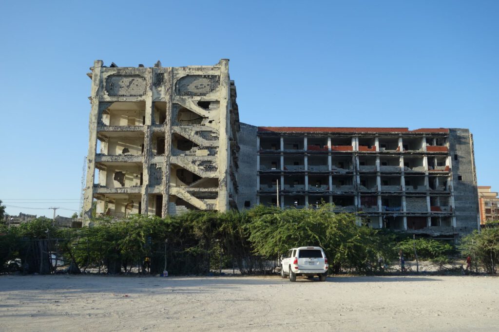 Ruine-eines-Bankhauses-Mogadischu