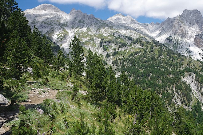 Dinarische Alpen in Albanien