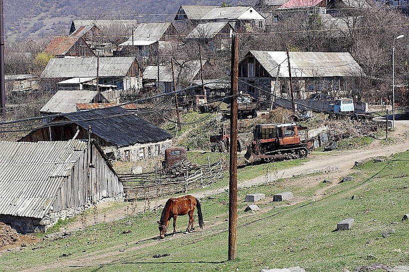 Dorf Akner in Armenien