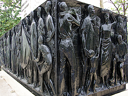 Relief am Denkmal für Joseph Jenkins Roberts