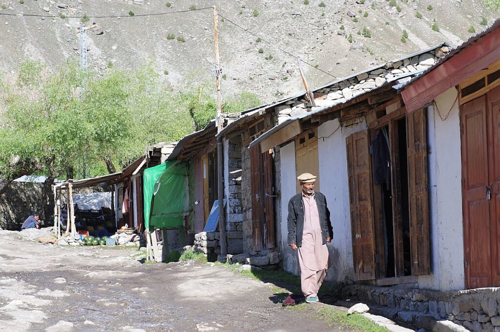Dorf im m Astore Valley in Pakistan