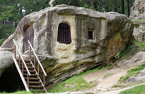 Zelle des Eremiten Daniel am Kloster Putna in der Bukowina