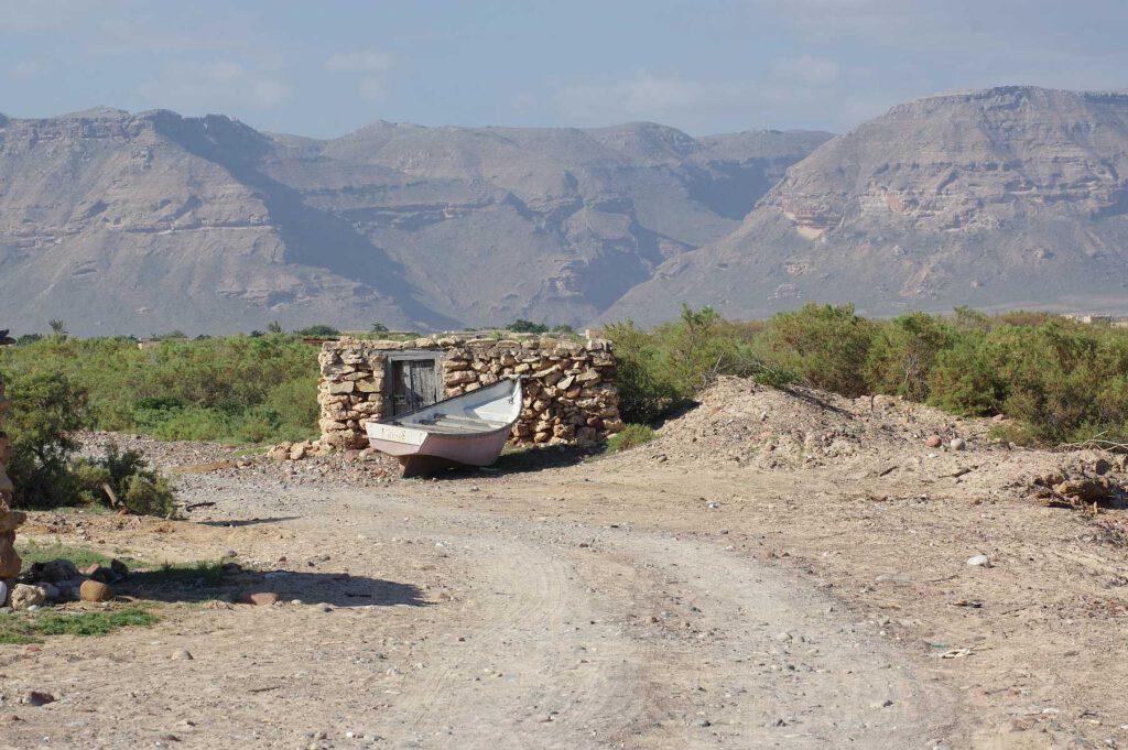 Fischerdorf bei Zahik auf Sokotra