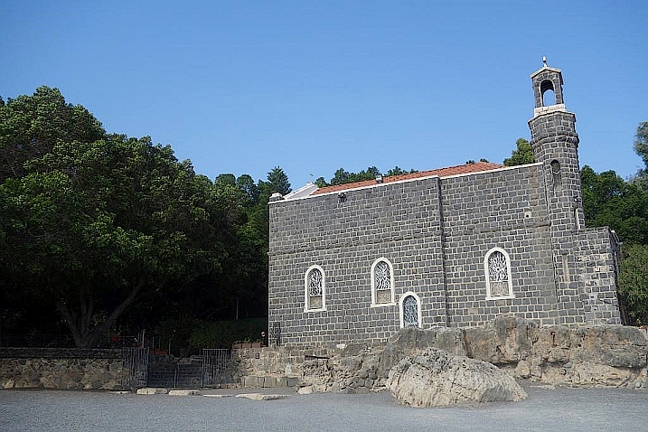 Primatskapelle in Tabgha in Israel