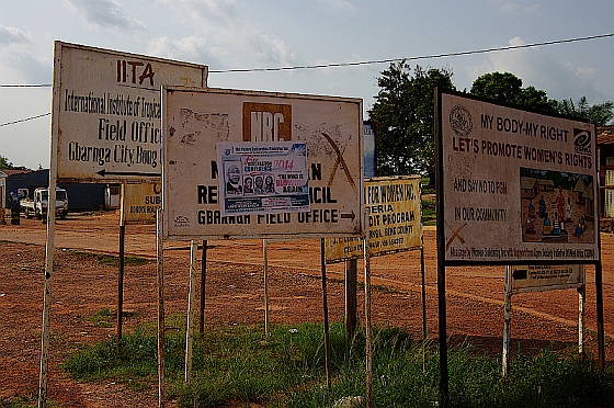 Schilderwald in Liberia