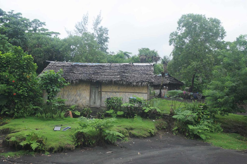 Hütte im Dorf in Vanuatu