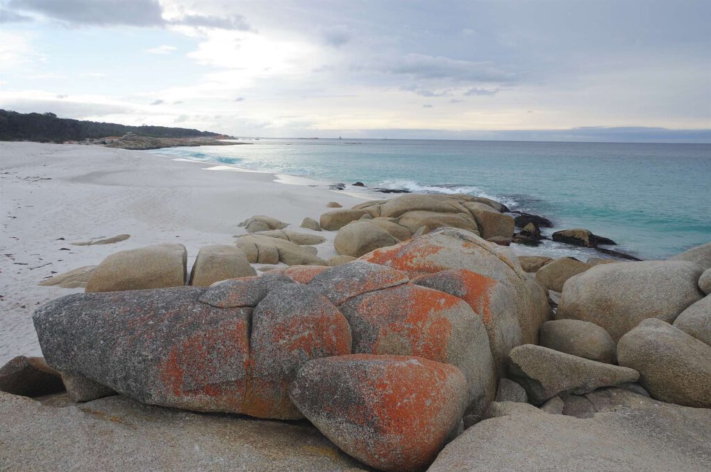 Bay of Fires in Tasmanien, Australien