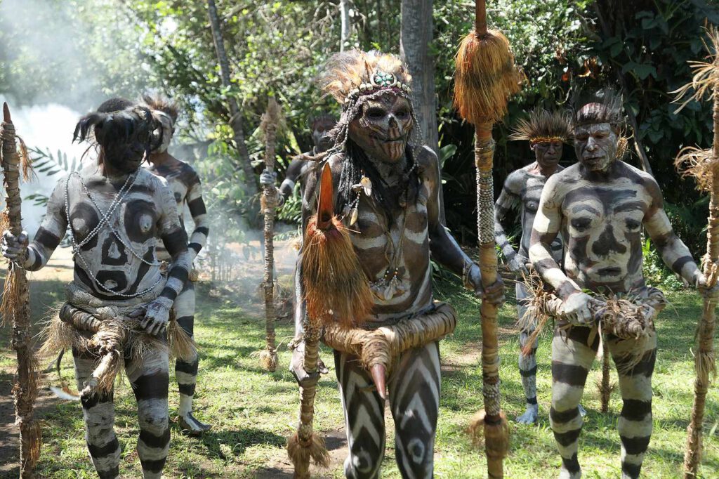 Mokomoko-Siegestanz, Papua-Neuguinea