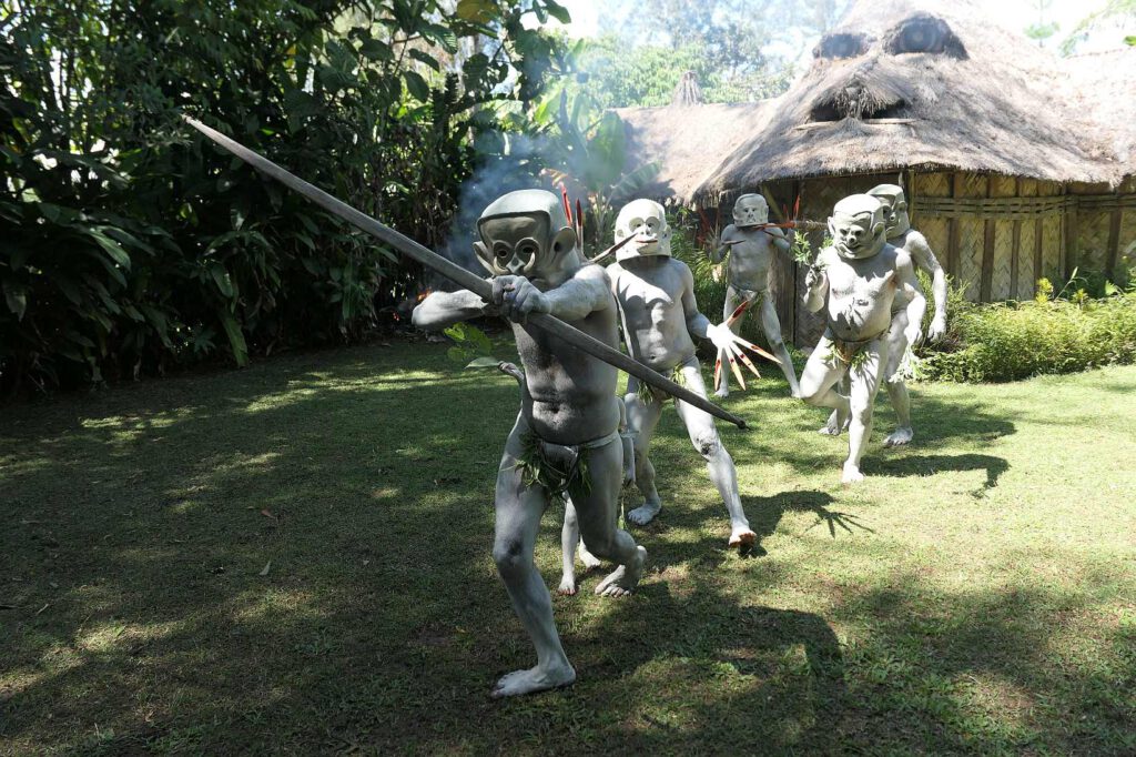 Asaro Mudman in Papua-Neuguinea