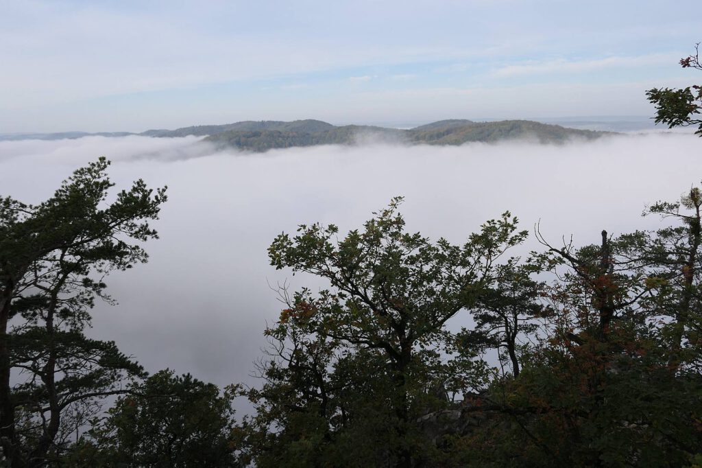 Moldauschleife am Aussichtspunkt Maj 