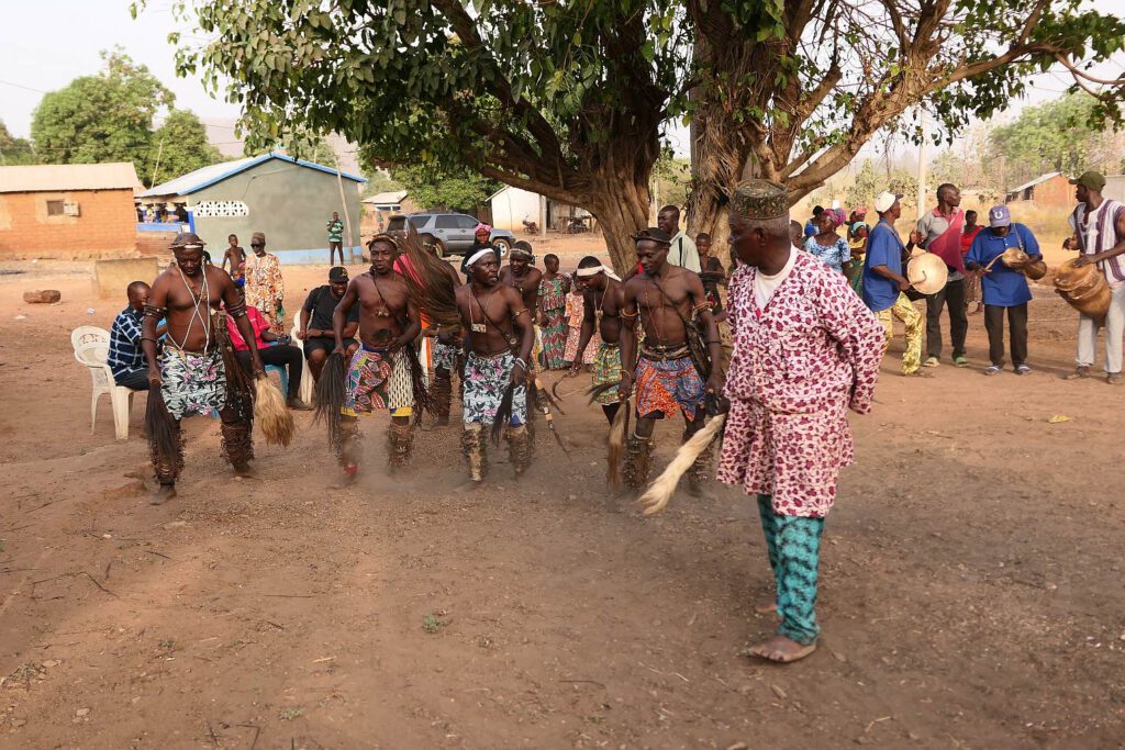 Feuertanz der Bassar in Togo