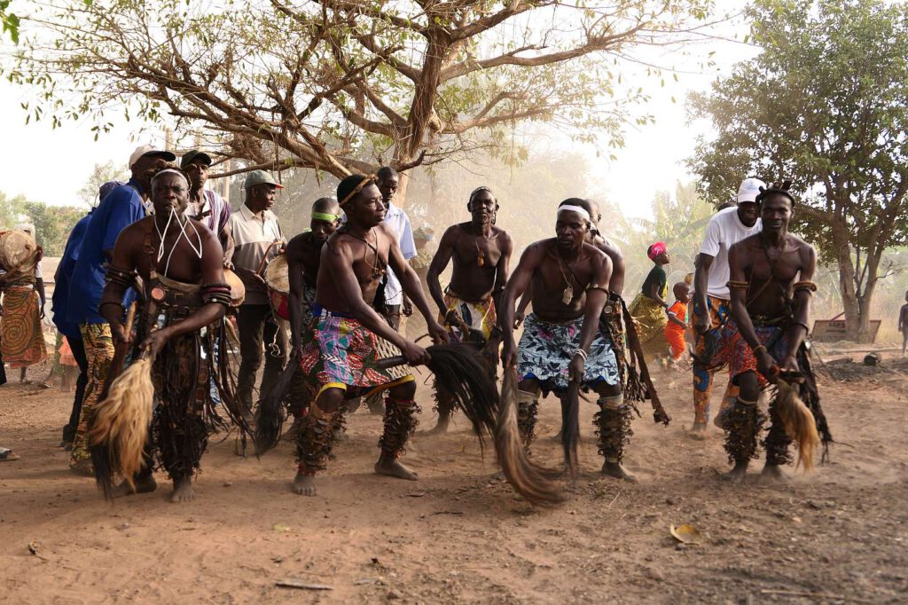 Feuertanz der Bassar in Togo