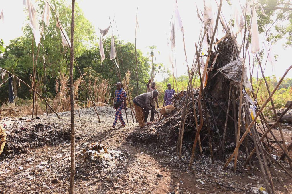 Dankoli-Schrein in Benin