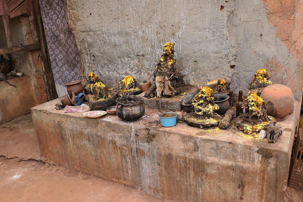 Voodoo-Altar in Benin