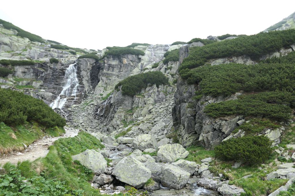 Wasserfall Vodopad Skok (Schleierwasserfall), Hohe Tatra