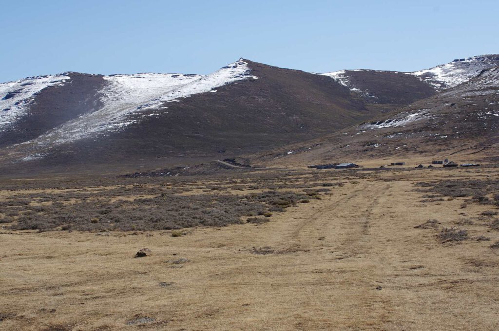 Auf dem Sani-Pass, Drakensberge