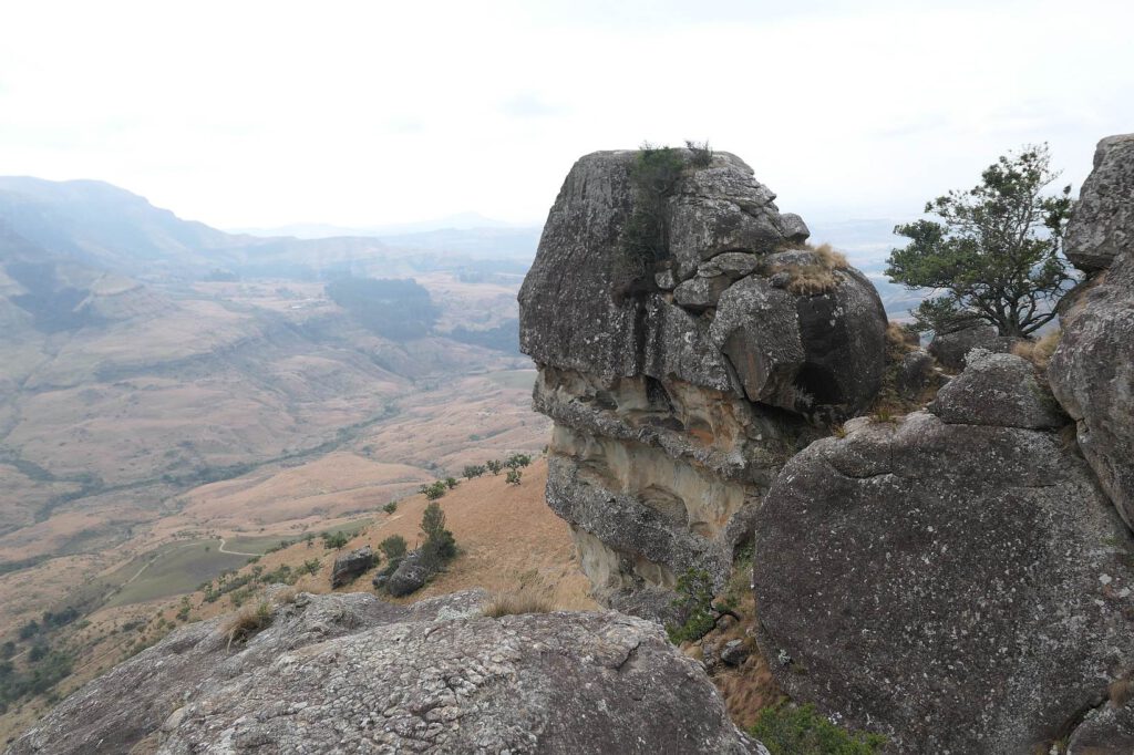 „Sphinx“ genannte Felsen, Drakensberge