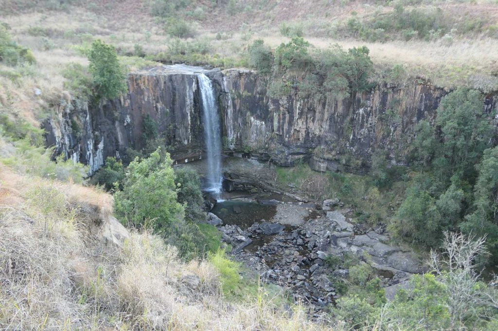 Sterkespruit-Wasserfall, Drakensberge