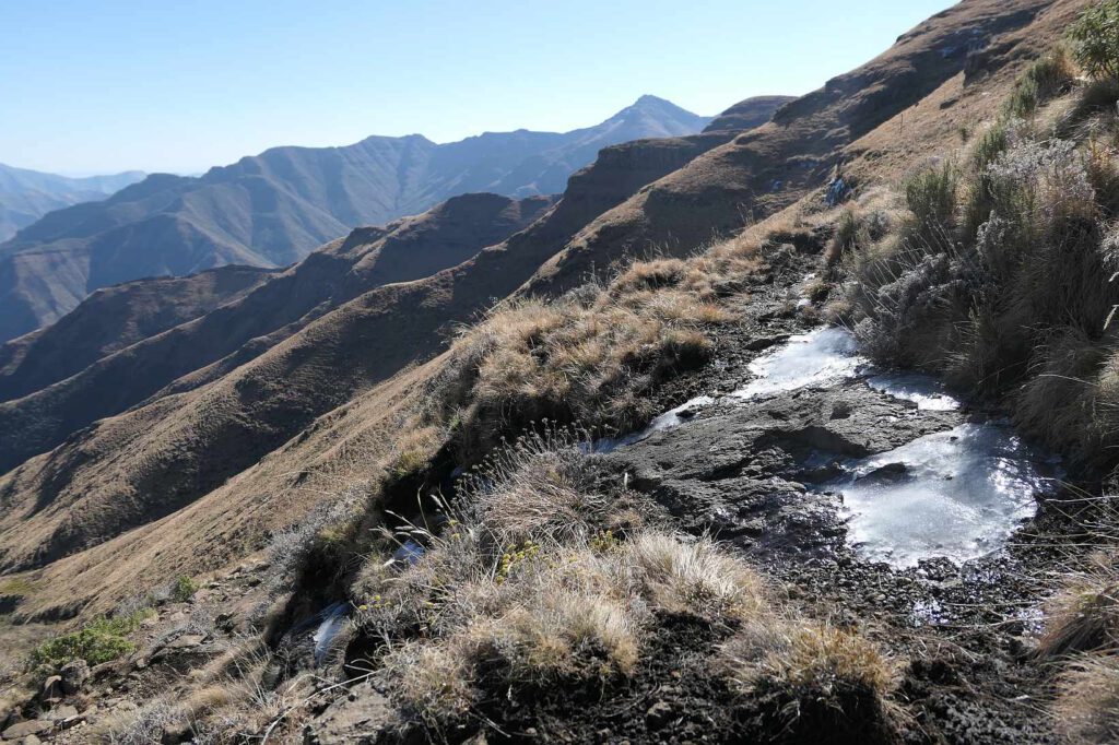 Wandern in den Maloti-Bergen in Lesotho
