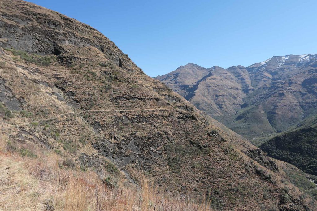 Wandern in den Maloti-Bergen in Lesotho
