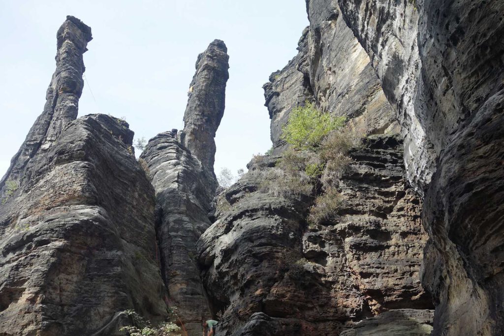 Felsnadeln im Bielatal, Sachsen