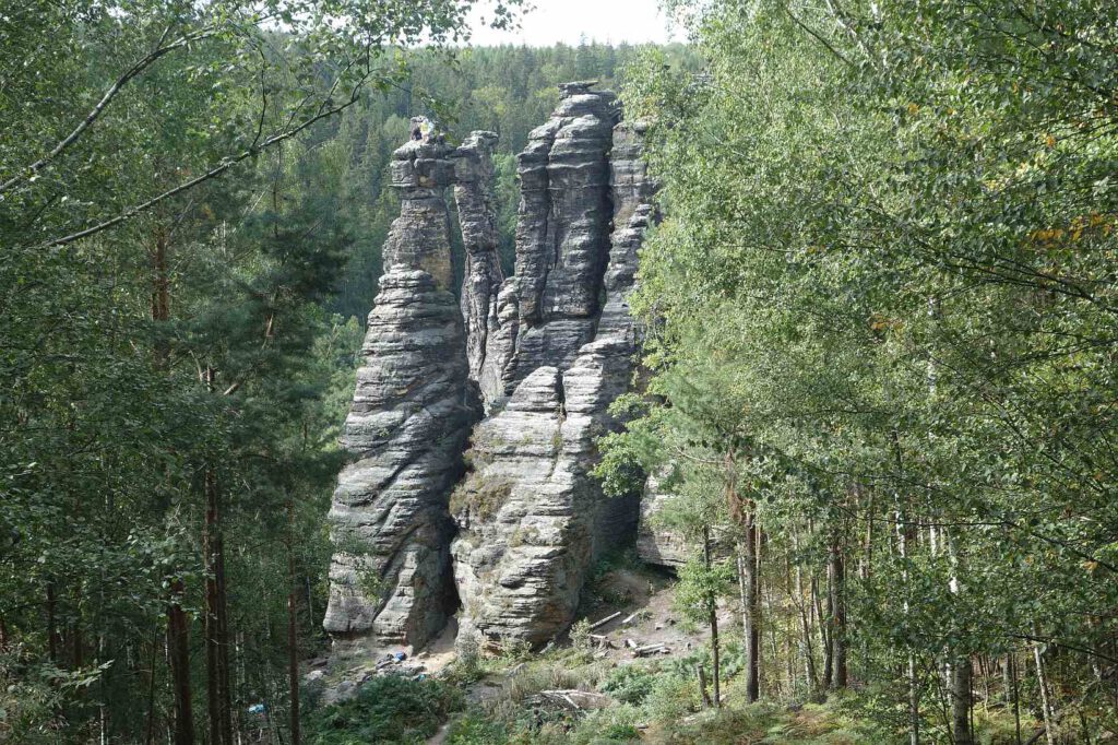 Felsnadeln im Bielatal, Sachsen
