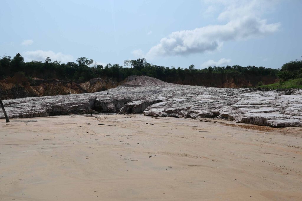 Makola-Salzgletscher in der Republik Kongo