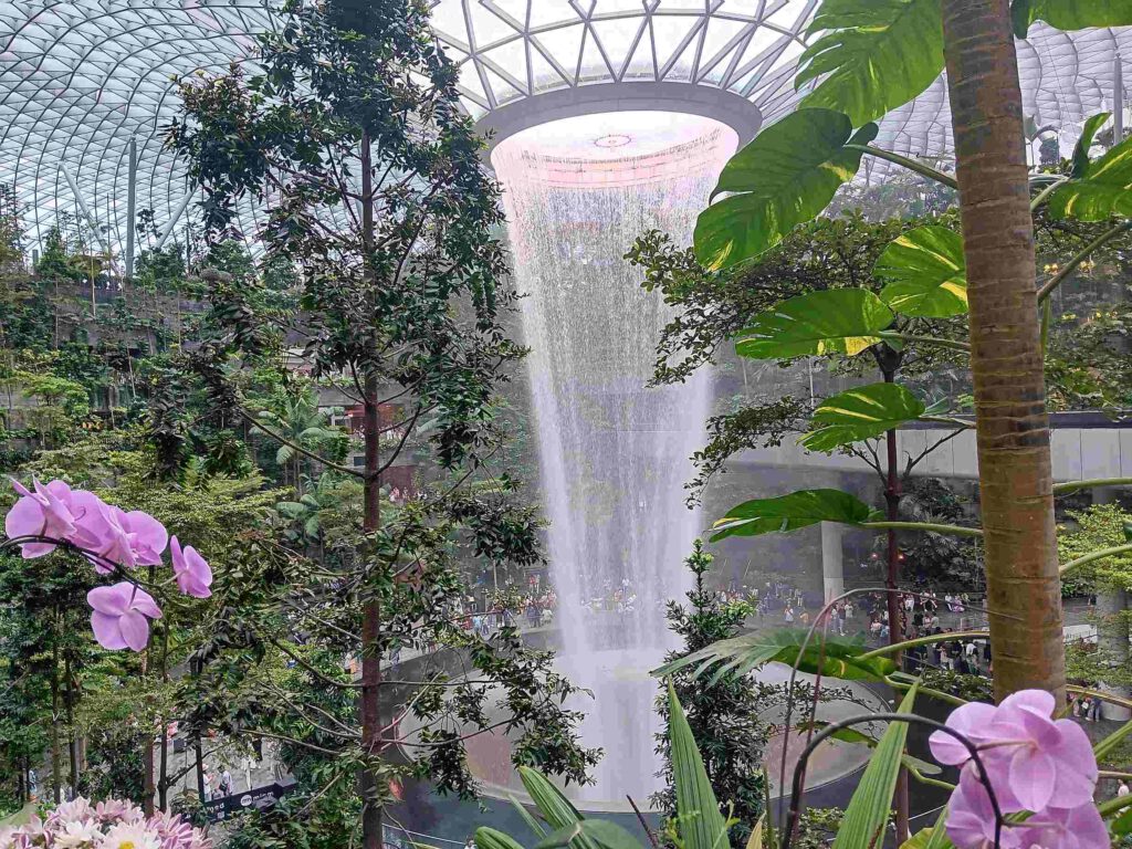 Jewel Rain Vortex, Flughafen Singapur