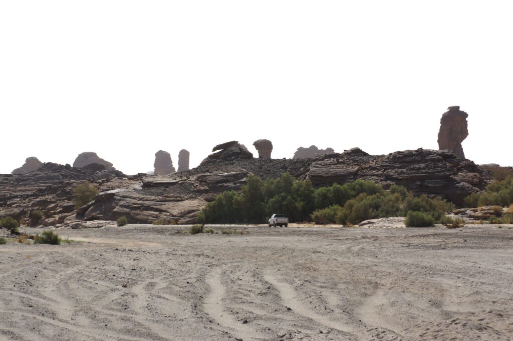 Wadi im Tibesti im Tschad