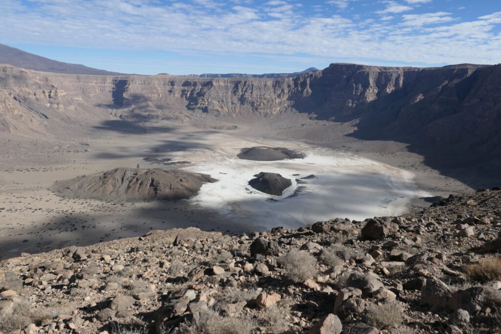 Trou au Natron im Tibesti im Tschad