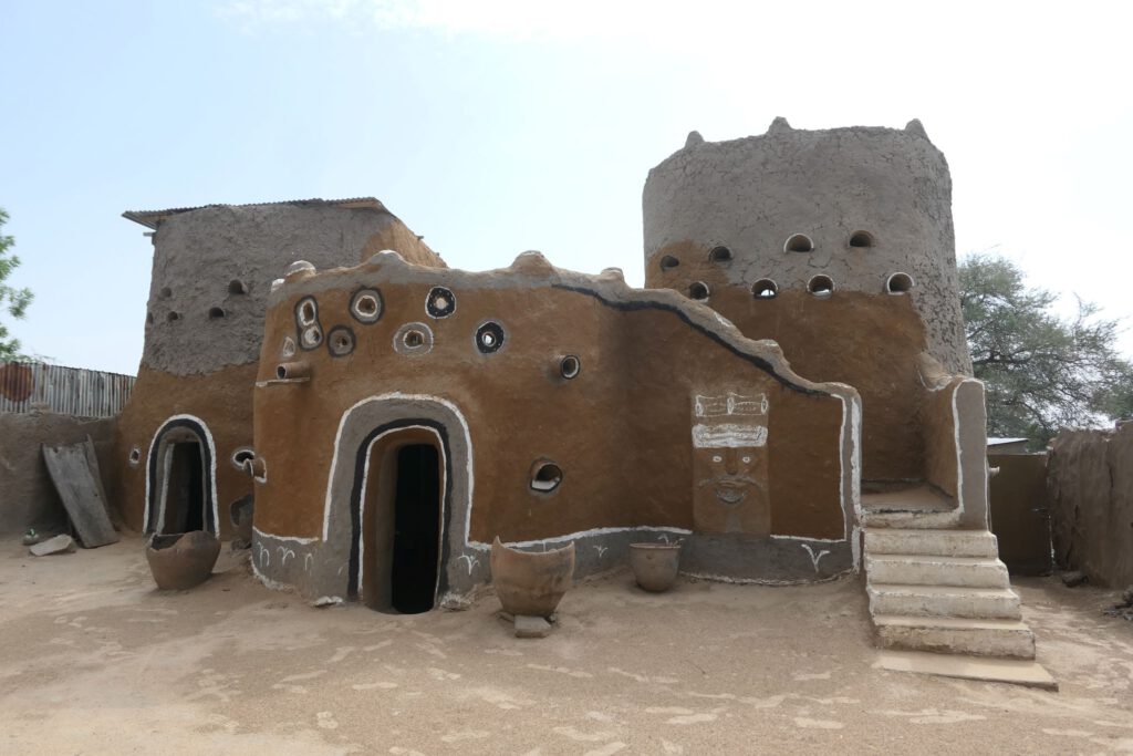 Historischer Sultanspalast in Gaoui im Tschad