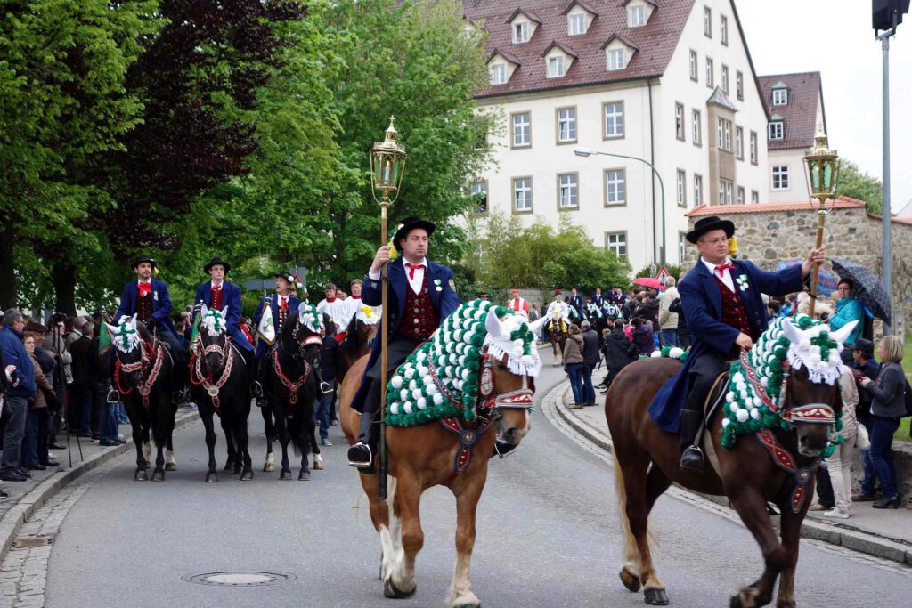 Kötztinger Pfingstritt in Bayern