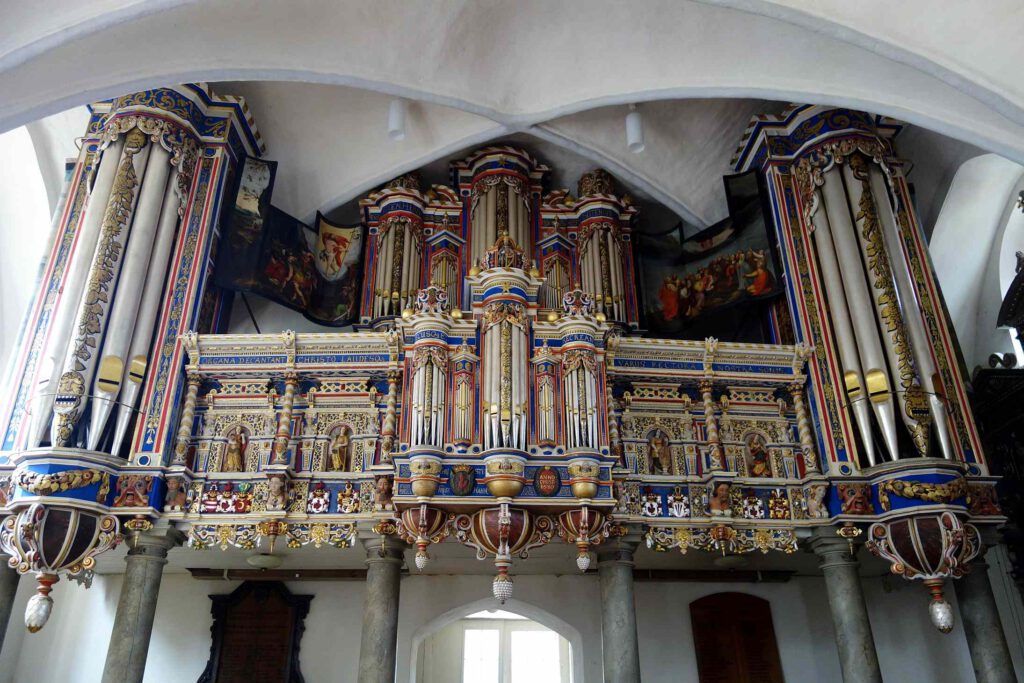 Barockorgel in Basedow in Mecklenburg-Vorpommern