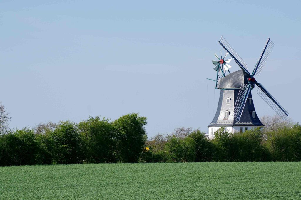 Windmühle von Borgsum auf Föhr in Schleswig-Holstein